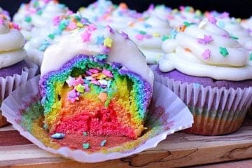 keto-low carb-rainbow-cupcakes-with-cream-cheese-icing-550