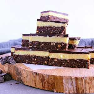 Perfect Nanaimo Bars. Three layers of deliciousness combine to create a bar that's got all the right flavours and textures in one.