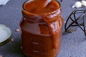 Try this deliciously Low Carb BBQ Sauce for a guilt free treat that's crazy flavourful yet mildly spicy.