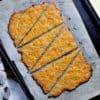 This Cheesy Keto Flatbread recipe is quick, easy and delicious! Whether dipped in soup or the star of appie night, this flatbread is absolutely perfect!