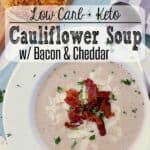 easy Keto Cauliflower Soup recipe