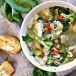 Kick the keto flu or warm your bones with this Fully Loaded Low Carb Chicken Soup. Crammed with veggies this bowl of goodness will leave you fully satisfied.