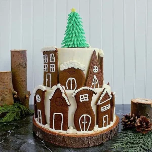 christmas gingerbread spice cake feature