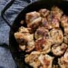 These delicious Pan Fried Chicken Thighs are packed with flavour and are quick and easy to throw together for a stress free weeknight dish.