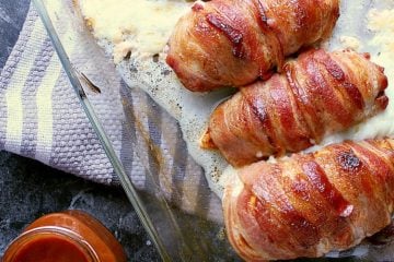 Take chicken to the next level with these extra delicious Bacon Wrapped Cheese Stuffed Chicken Breasts the whole family will love!