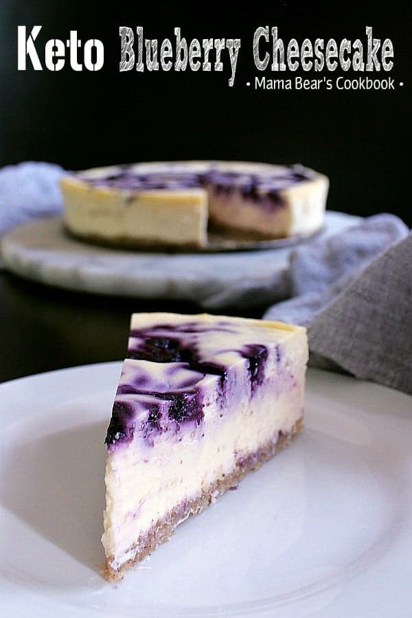 Keto Blueberry Cheesecake Mama Bear's Cookbook
