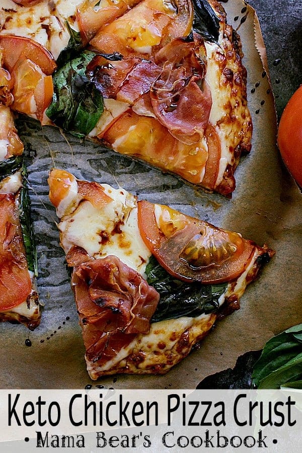 Keto Chicken Pizza Crust Mama Bear's Cookbook