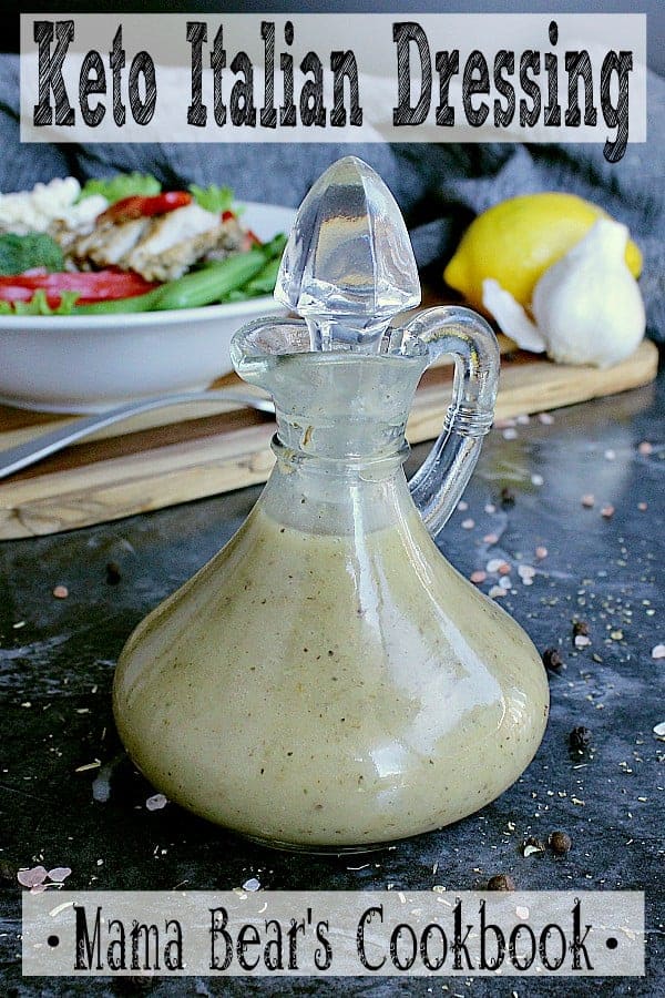Keto Italian Dressing Sugar Free Mama Bear's Cookbook