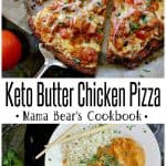 Keto Butter Chicken Pizza recipe