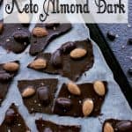 Pin this keto almond bark recipe for later!