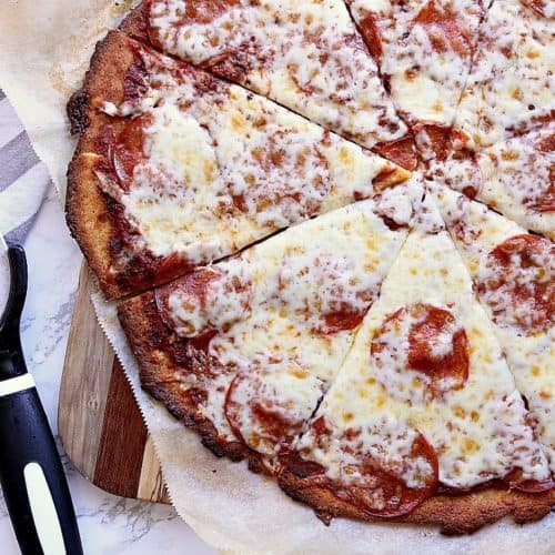 Fathead Pizza Crust | Ready in under 30 minutes | Mama Bear's Cookbook