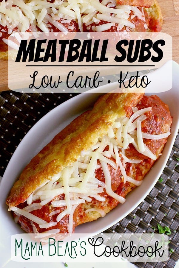 Keto Meatball Subs Mama Bear's Cookbook