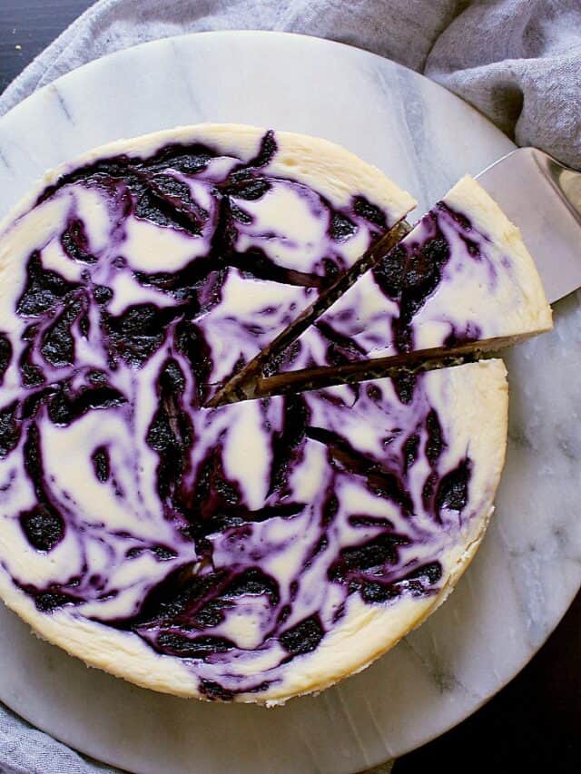 Keto Blueberry Cheesecake