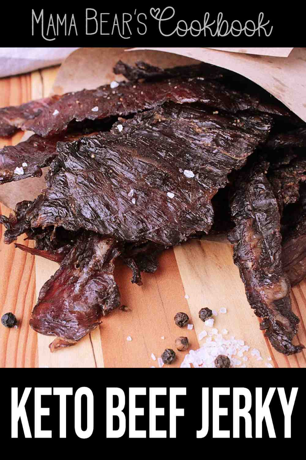 SO TASTY Easy Keto Beef Jerky Recipe Easy Homemade Mama Bear's