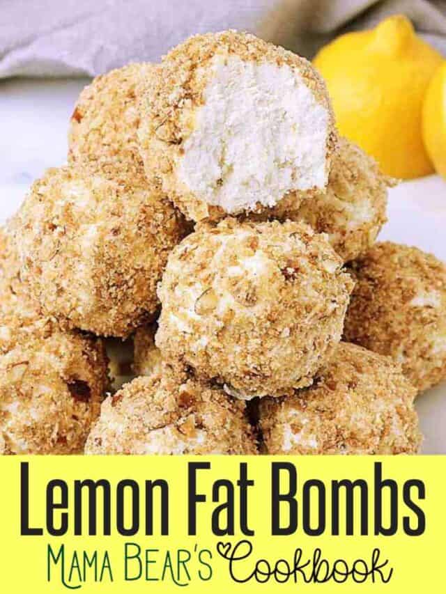 Lemon Fat Bombs