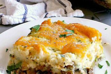 keto-shepherds-pie on plate