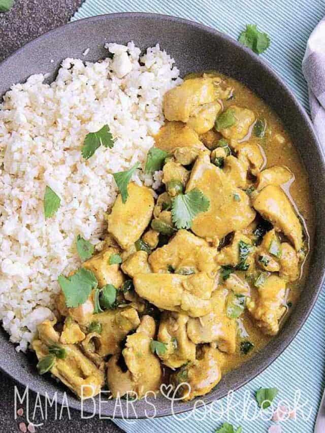 Keto Thai Curry Chicken