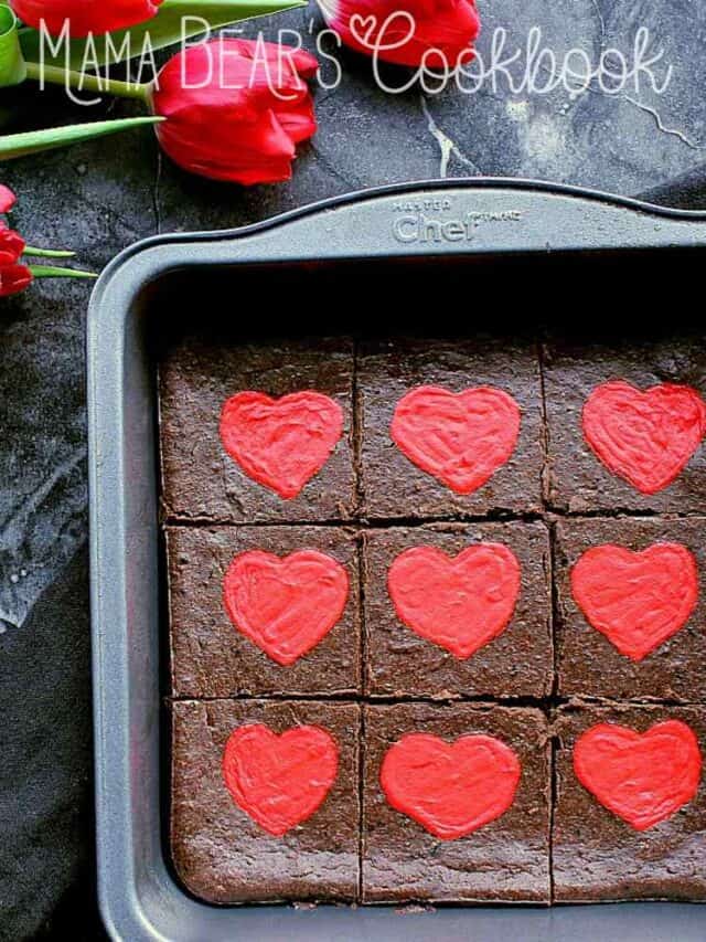 Keto Valentine’s Day Brownies