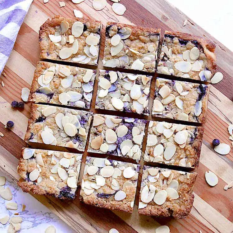 blueberry keto bars