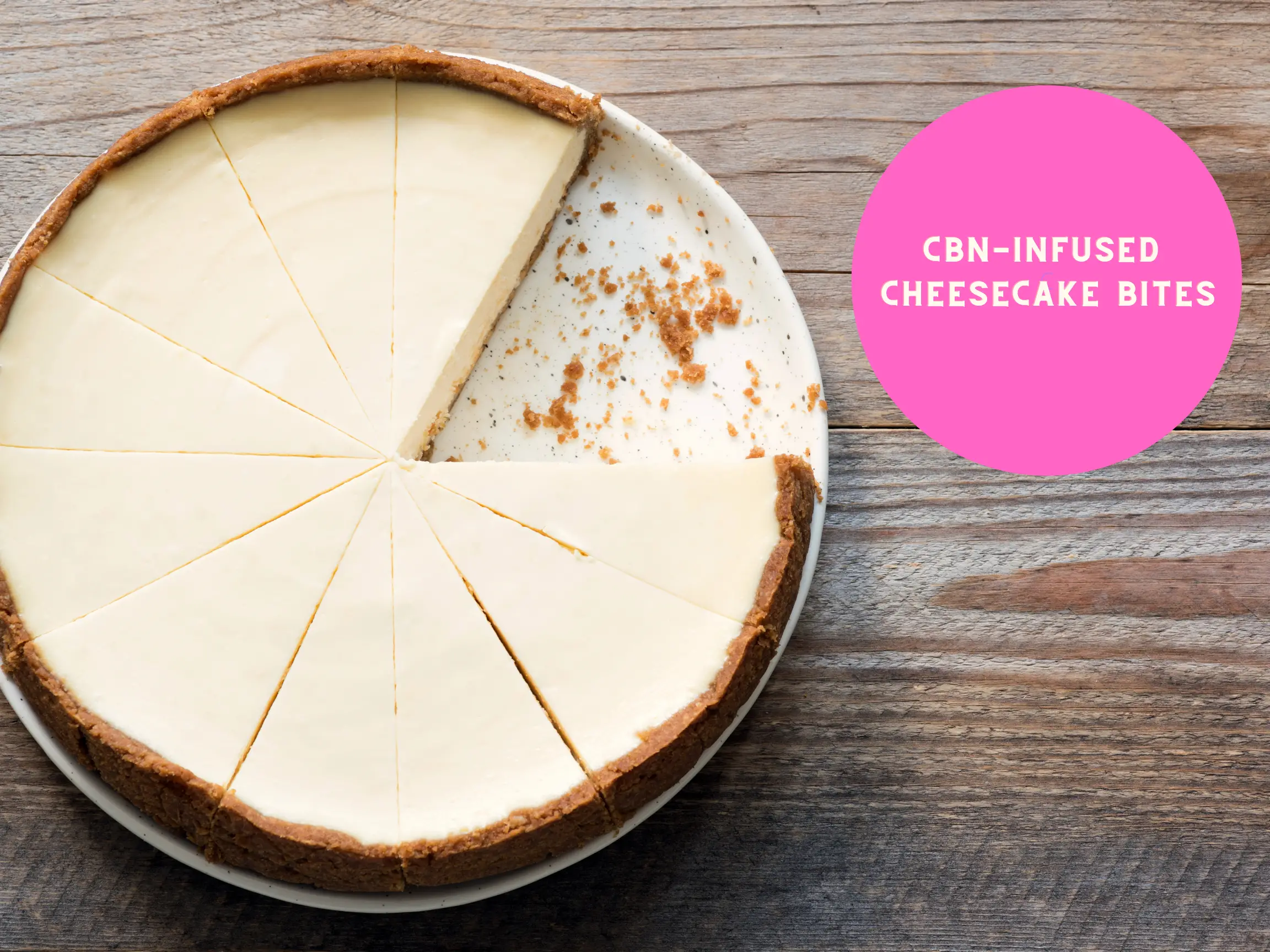 cbn infused keto cheesecake