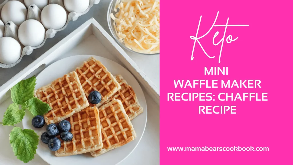 Keto Mini Waffle Maker Recipes Easy Chaffle Recipe