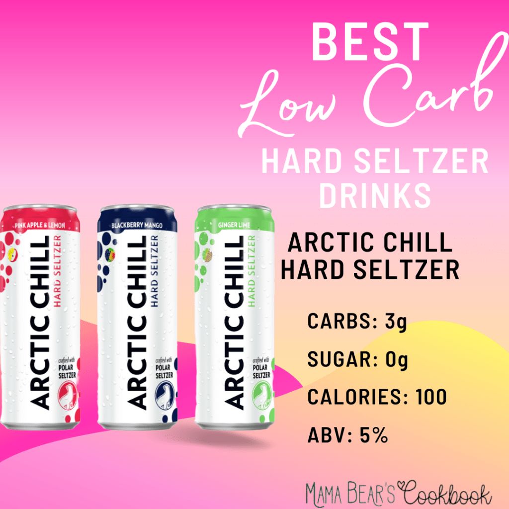 Arctic chill Hard Seltzer- Best Low Carb Seltzer Drinks