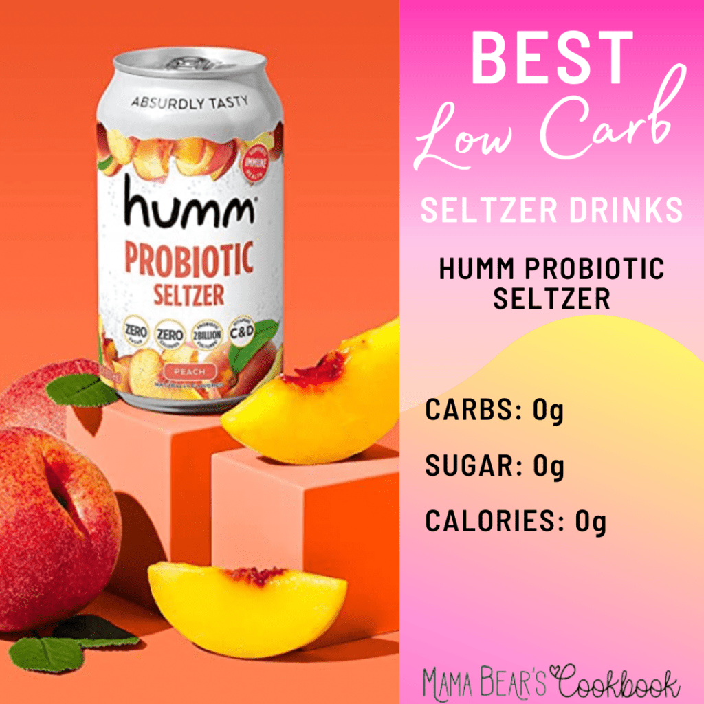Humm Probiotic Seltzer - Best Low Carb Seltzer Drinks